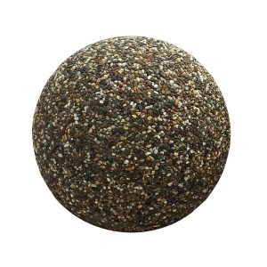 Bolard din beton sferic aspect piatra naturala 32 cm Mobilier Urban eprefabricate