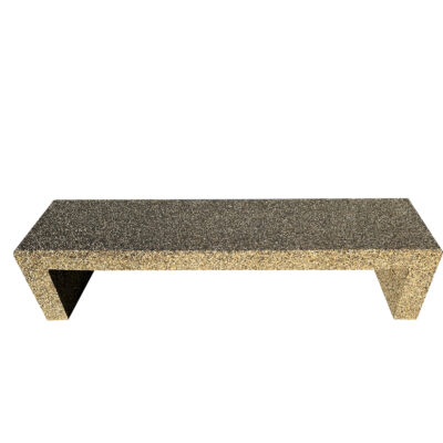 Banca stradala din beton si piatra naturala 200x45x50 cm