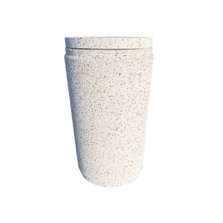 Cos de gunoi din beton cu capac 79x43