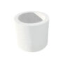 Ghiveci rotund din beton cu aspect de marmura alba D 50 x (h) 50 cm Jardiniere - ghivece ANDBAS SRL