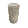 Ghiveci rotund din beton cu aspect de marmura alba D 50 x (h) 50 cm Jardiniere - ghivece ANDBAS SRL