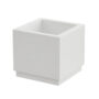 Ghiveci rotund din beton cu aspect de marmura alba D 50 x (h) 50 cm Jardiniere - ghivece ANDBAS SRL