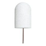 bolard delimitator din beton alb si marmura 25x40 cm