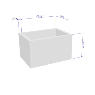 Camereta prefabricata armata 150x100x100 cm