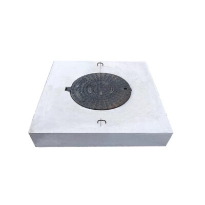 Placa de acoperire din beton armat cu capac carosabil b.a. 120x120x20 cm D400